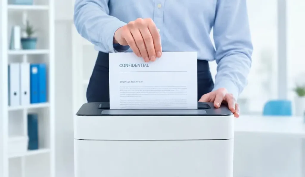 Cómo destruir documentos confidenciales cumpliendo el RGPD
